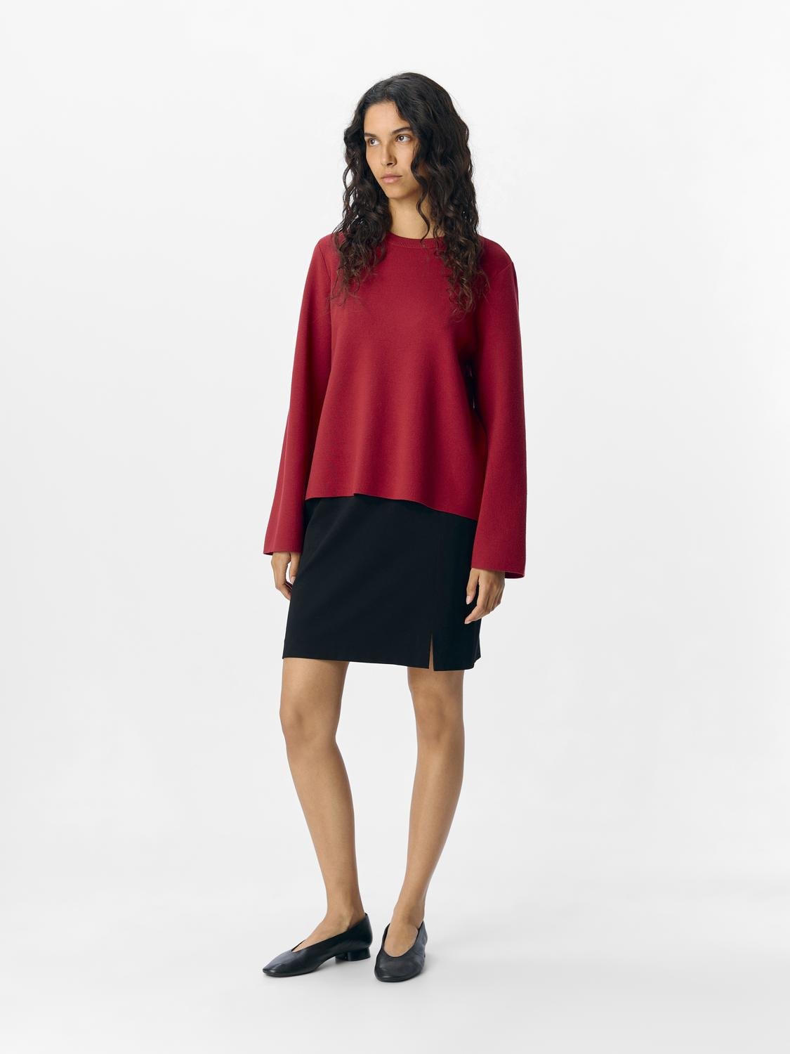 OBJREYNARD Pullover - Karanda Red - VERO MODA & VILA Bergvik